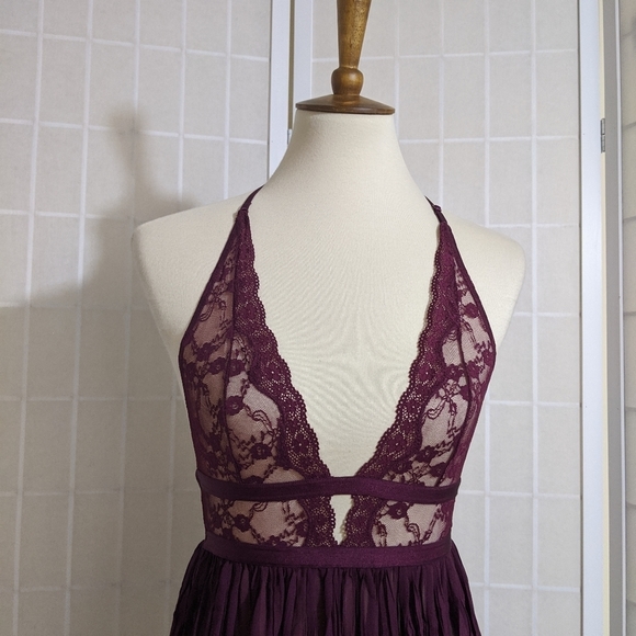 VICTORIA'S SECRET COLLECTION Babydoll Nightie Lace Red - Picture 7 of 10